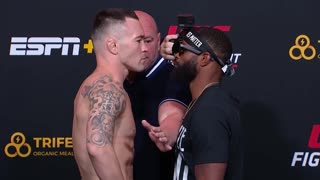 Битвы взглядов UFC Вегас 11: Ковингтон vs Вудли